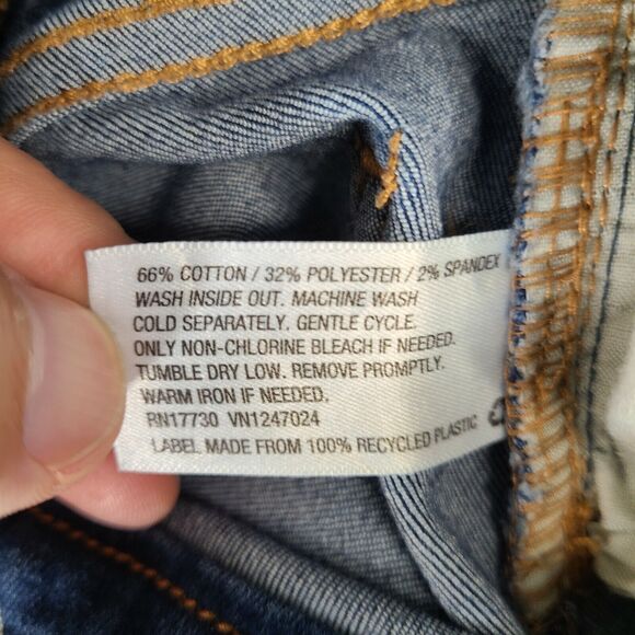 Wild Fable Skinny Women's Jeans Size 2‎ (27x26) Distressed Raw Hem Mid Rise - Picture 5 of 10